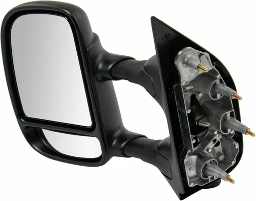 Vista 7 de PartsFlow Espejo manual izquierdo para puerta lateral del conductor para Ford E-350 Super Duty 2002-2016/E-150/E-250/Econoline Van/Econoline/E-150