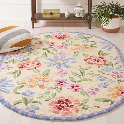 Vista 15 de SAFAVIEH Chelsea Collection - Alfombra decorativa de 1 pies 8 pulgadas x 2 pies 6 pulgadas, color negro, lana de campo francesa enganchada a mano