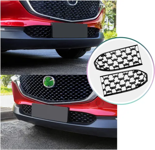 Vista 5 de YEE PIN 2023 CX-50 Parrilla de malla de malla CX50 Insertos de malla para parrilla delantera Accesorios para Mazda CX-50 2023 2024 CX-30