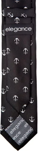 Vista 15 de Retreez Patrón clásico de anclaje tejido microfibra 2" corbata flaca