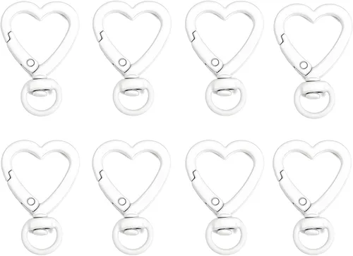 Vista 4 de GBSTORE 10 piezas de cierres giratorios de langosta accesorios de hardware de hebilla giratoria para perro, resorte de metal, cierres de gancho