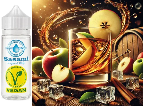 Vista 2 de Whisky Bourbon Sabor Manzana - Sasami (DE) Concentrado - 3.4 fl oz