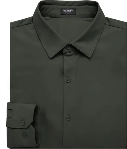 Vista 4 de COOFANDY Camisa de botones con estampado de flores de lujo para hombre