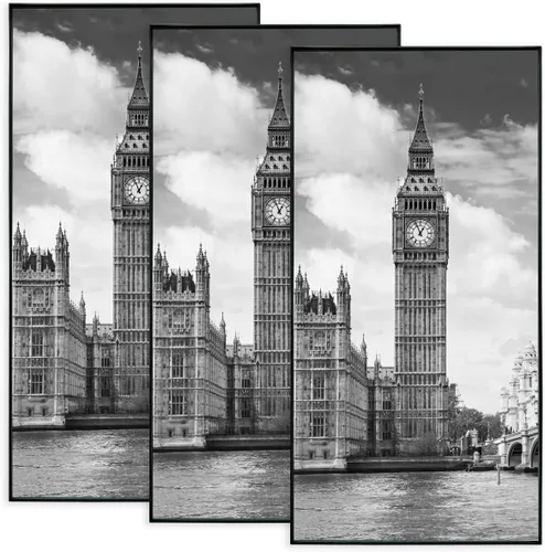Vista 11 de GOmaize - Marco de fotos negro de carga frontal de 10 x 15 cm, juego de 10, para montaje en pared o mesa
