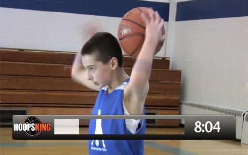 Vista 6 de HoopsKing Programa de entrenamiento de regates de baloncesto juvenil con DVD gafas y ayudas de naypalm