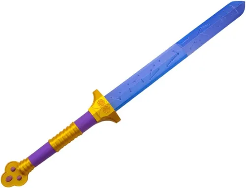 Vista 10 de Espada Púrpura para Cosplay, Prop de Disfraz de Espada, Daga, Espada para Anime, Accesorios para Halloween y Coleccionables, Pulsera
