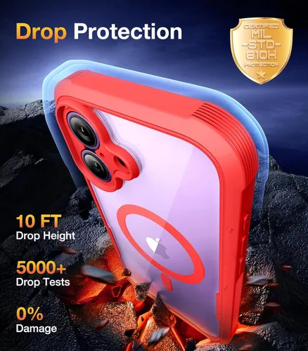 Vista 719 de DIACLARA - Funda transparente compatible con iPhone XR 6.1 pulgadas 2018