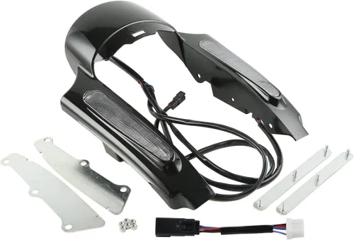 Vista 9 de TCMT Juego de fascia de guardabarros trasero compatible con Harley Touring Road King CVO Road Glide Ultra Classic Electra Glide Street Glide
