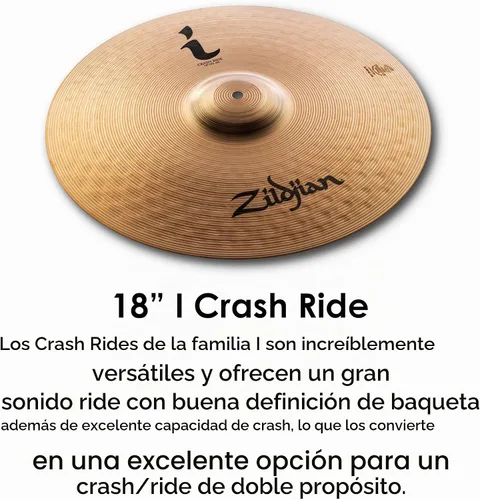 Vista 6 de Avedis Zildjian Company I Family Essentials Plus Paquete de platillos de 13 pulgadas, 14 pulgadas, 18 pulgadas (ILHESSP)