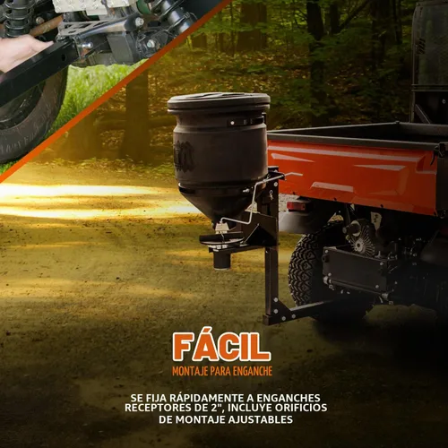 Vista 5 de Buyers Products UTVS16 esparcidor multipropósito con montaje, para UTV, Negro