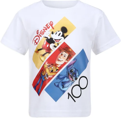 Vista 4 de Disney Paquete de 3 camisetas para niños pequeños y niños pequeños, azulgrisblanco