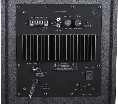Vista 3 de Monoprice 108247 - Sistema de altavoces Home Theater - 5.1 canales, seis Negro