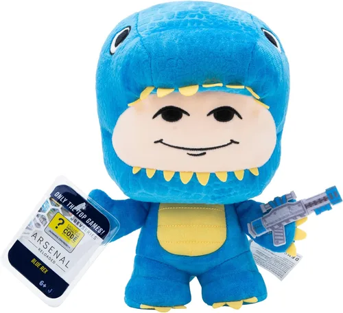 Vista 3 de DevSeries Arsenal Paquete de Coleccionista - Tres códigos de artículo virtual exclusivos con Rex azul de peluche, Froggy Squooshems y Monky Hanger