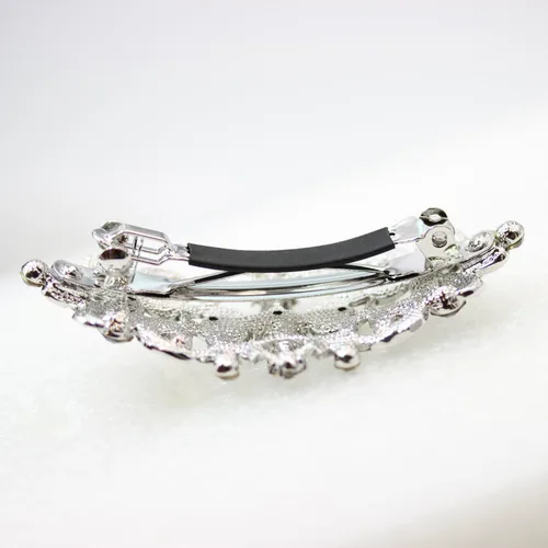 Vista 4 de Faship Precioso pasador floral de cristal AB Rhinestone