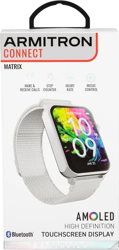 Vista 6 de Armitron Connect Matrix Smartwatch, Health and Fitness Tracker, Sport Modes, Water Resistant and More Dorado