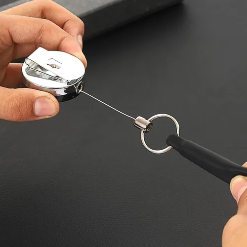 Vista 2 de 4 portalápices retráctiles de alta resistencia, de silicona, elástico, ideal para carpinteros, ingenieros, trabajadores de la construcción