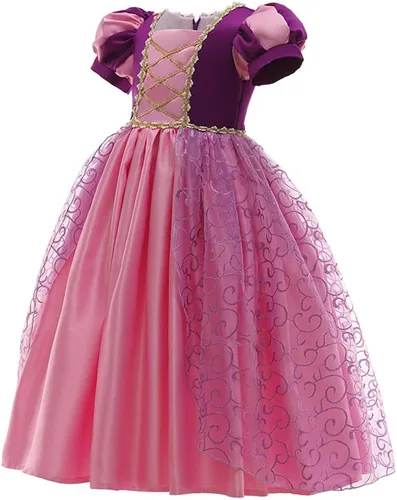 Vista 6 de Vestido de cumpleaños de princesa Sofía para niñas, disfraz de Halloween, concurso de Navidad, fiesta de noche, baile
