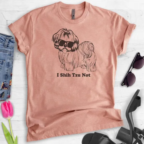 Vista 2 de I Shih Tzu Not Shirt Shih Tzu Shirt camiseta unisex para hombre camiseta Shihtzu divertida camiseta gráfica de perro