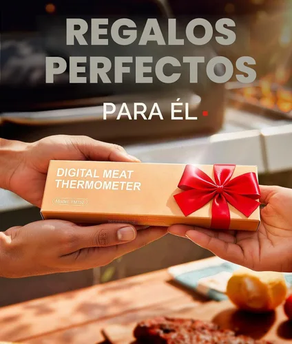 Vista 8 de Termómetro digital para carne, termómetro de alimentos para cocinar, azul