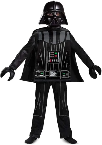 Vista 4 de Disfraz de Lego Darth Vader para niños