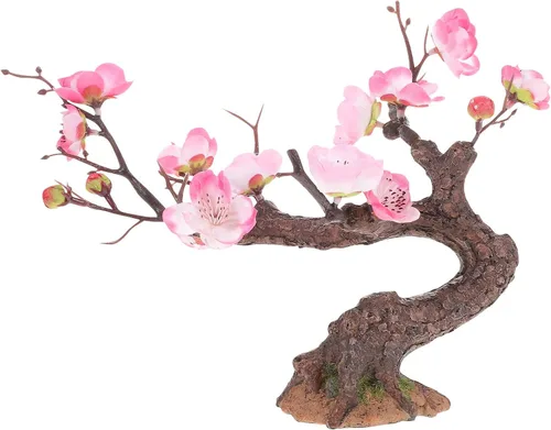 Vista 11 de Decoración para el hogar, plantas de flores artificiales, decoración de platos de sushi, flor japonesa, sushi, restaurante, árbol, adorno de plato