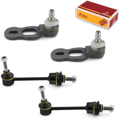 Vista 260 de Metrix Premium Chassis Parts - Juego de 4 piezas de articulación de rótula superior y barra estabilizadora delantera para Ford Ranger RWD 1998-2011