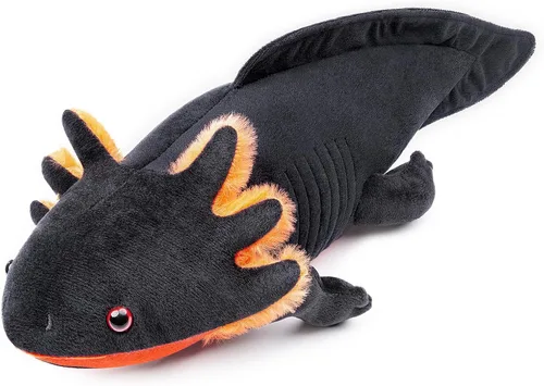 Vista 9 de Tiny Heart Peluche de Axolotl, animal de peluche, bonito juguete de peluche realista con ambistoma, regalos para niños, 18 pulgadas de largo