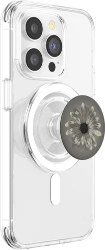 Vista 3 de Daisy Phone 15 Pro Natural Titanium y 15 Pro Max Natural PopSockets MagSafe PopGrip para iPhone