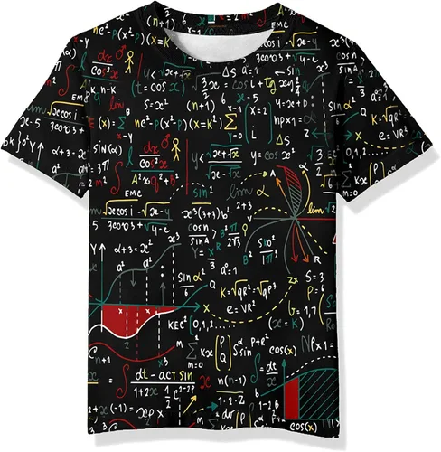 Vista 16 de Neemanndy Camisetas de manga corta con estampado 3D para adolescentes y niñas de 6 a 16 años Diseño 1
