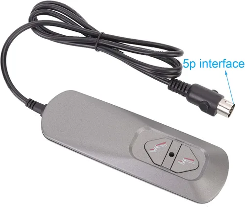 Vista 4 de Yosoo Control manual para elevador de silla, interruptor táctil eléctrico, silla reclinable, sofá, 2 botones, control remoto, interruptor de control