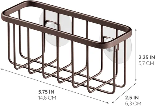 Vista 7 de InterDesign Gia ventosa para cocina, Acero inoxidable, Pulido, normal