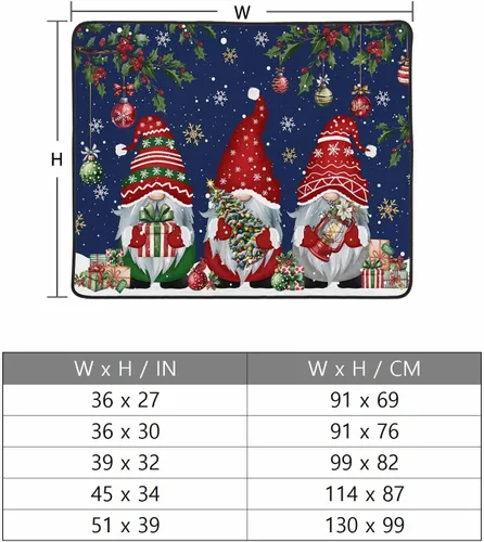 Vista 44 de Cubierta magnética azul para chimenea, detiene la pérdida de calor, pantalla de chimenea para interiores, bolas de gnomos de Navidad, árbol de copo