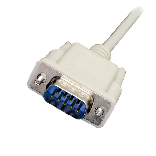 Vista 3 de Cable serie de datos RS232 DB9 de 9 pines, macho a hembra DB9 recto Cable de extensión YOUCHENG para computadoras, impresoras, escáneres de 4.5 pies