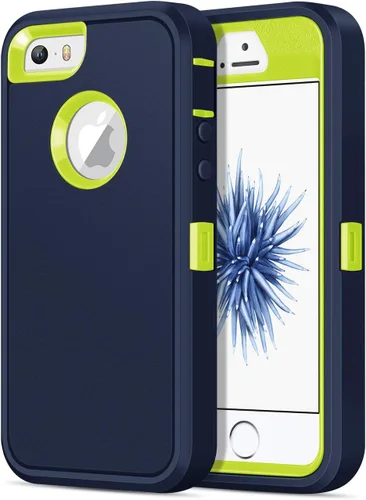 Vista 9 de Jelanry Funda para iPhone SE 2022/2020, para iPhone 8/7, Resistente de Servicio Pesado Rugosa a Prueba de Golpes de Doble Capa Carcasa Protectora