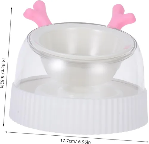 Vista 2 de PET Bowl for Small Dogs and Cats Raised Slow Feeder