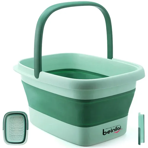 Vista 10 de Beinilai - Lavabo plegable para remojar los pies, bañera de remojo de pies