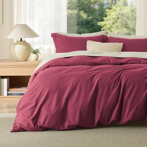 Vista 33 de Bedsure - Juego de funda de edredón tamaño individual/individual XL - Juego de ropa de cama suave de microfibra cepillada doble para niños