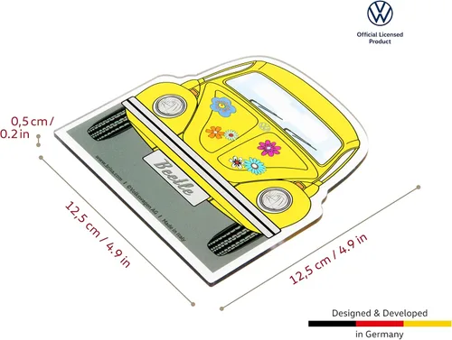 Vista 3 de BRISA VW Collection - Rascador de hielo de policarbonato Volkswagen, raspador de parabrisas, removedor de nieve, accesorio de automóvil de invierno