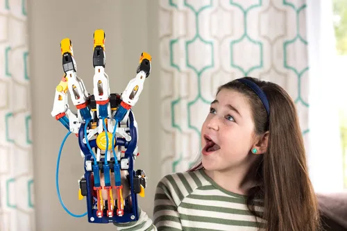 Vista 6 de Thames & Kosmos Mega Cyborg Hand STEM Kit de Experimento Construye Tu Propia Mano Hidráulica GIGANTE con Increíbles Capacidades de Agarre