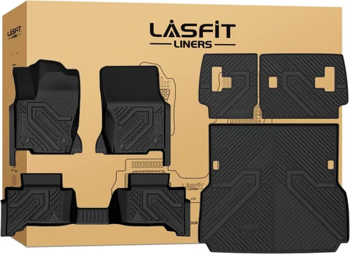 Vista 50 de LASFIT Alfombrillas para Toyota Tacoma 2005-2011 (solo compatible con DoubleCab AutoTran)