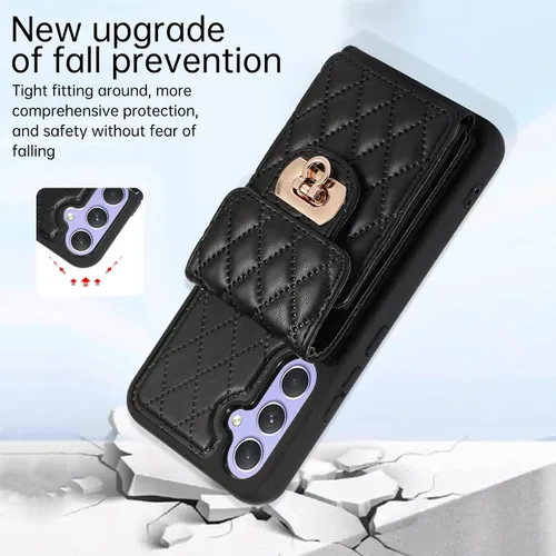 Vista 6 de XYX Wallet Case for Samsung Galaxy A54 5G, Black