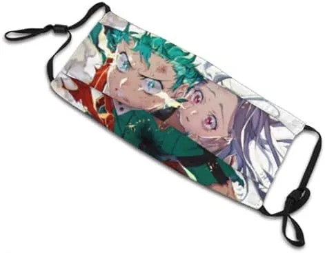 Vista 5 de Mascarillas reutilizables lavables ajustables de la cubierta de la colección del anime japonés para el adulto