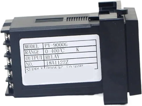 Vista 2 de PY9000G 48-48mm Choice of Fahrenheit OR Celsius K Type Single Input 220V 1200 Degree Programmable PID Temperature Controller(48x48mm J Relay,24V)
