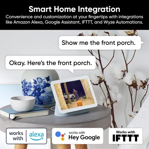 Vista 11 de Wyze Cámara de ventana, cámara de seguridad WiFi HD para interiores, visión nocturna a color mejorada, antirreflejo, detección de movimiento
