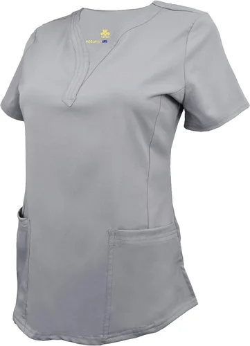 Vista 4 de Natural Uniforms Juego de exfoliantes ultra suaves con cuello en Y para mujer 8200-9200
