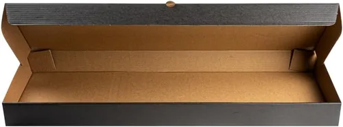 Vista 157 de Restaurantware - Cajas para pizza, 50 unidades, 14 x 7 x 1.5 pulgadas, embalaje de papel de cartón corrugado con bloqueo de pestañas, resistente a