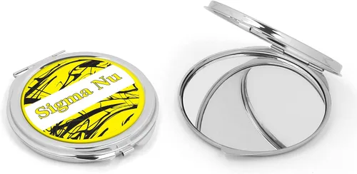 Vista 9 de Sigma Nu Fraternity Compact Cosmetic Double Makeup Pocket Round Portable Mirro (Sigma Nu #1)