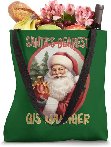 Vista 4 de GIS Manager Christmas Holiday Love Xmas Tote Bag