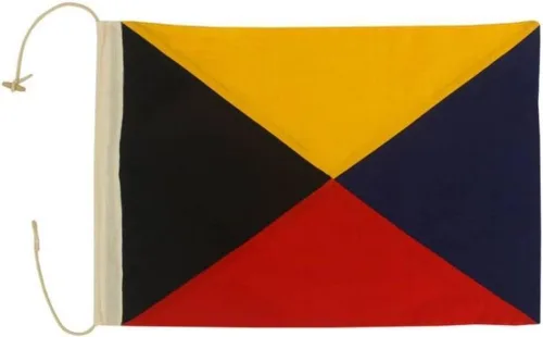 Vista 30 de Hampton Nautical Letra F Bandera de tela náutica del alfabeto, letra S