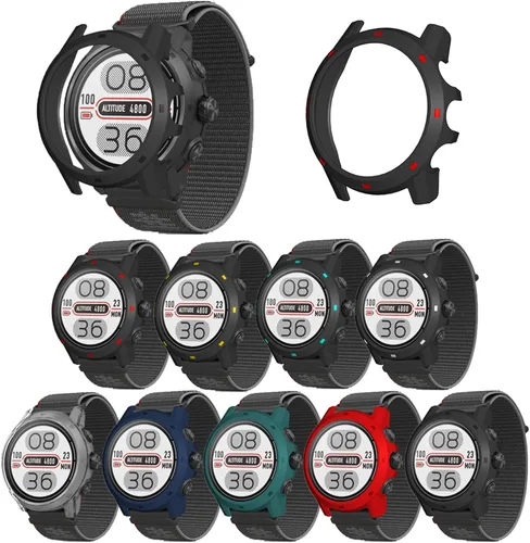 Vista 5 de Funda compatible con COROS Apex Pro 2, a prueba de golpes, duradera, protectora, marco de parachoques, accesorios para reloj inteligente COROS Apex